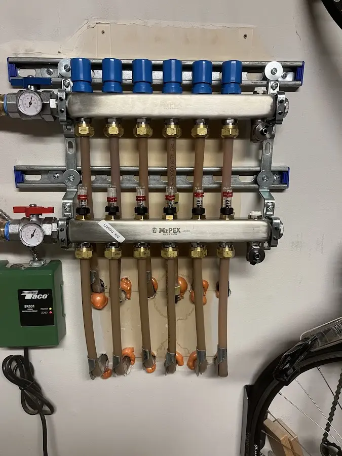 Plumber performing Leak Detection at a residential property in East Chicago